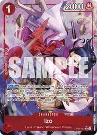 Izo (OP03-003) (Alternate Art)