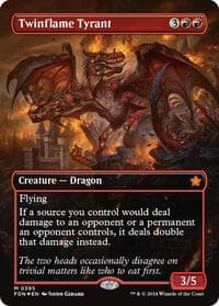 Twinflame Tyrant (Borderless) (Mana Foil)