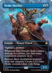 Drake Hatcher (Borderless) (Mana Foil)