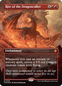 Rite of the Dragoncaller (Borderless) (Mana Foil)