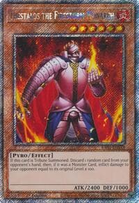 Thestalos the Firestorm Monarch (Platinum Secret Rare)