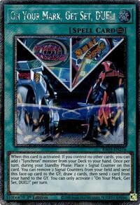 On Your Mark, Get Set, DUEL! (Platinum Secret Rare)