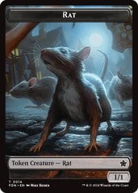 Rat (0014) // Zombie Double-Sided Token