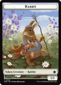 Rabbit // Soldier Double-Sided Token