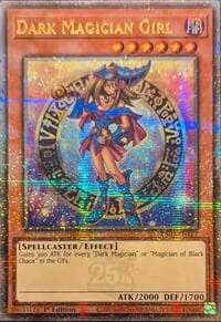 Dark Magician Girl (Quarter Century Secret Rare) (B)