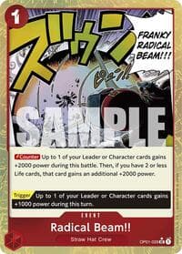 Radical Beam!! (Textured Foil)