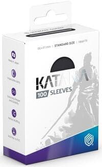 Katana Standard Size Sleeves - Obsidian Shard (100-Pack)