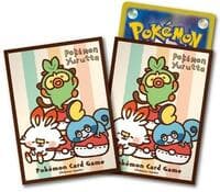Pokemon TCG: Pokemon Center Japan Exclusive Card Sleeves Pokemon Yurutto Chilling with Cushions -  (64-Pack)