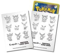 Pokemon TCG: Pokemon Center Japan Exclusive Card Sleeves Pokemon Eevee (YU NAGABA) -  (64-Pack)
