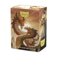 Dragon Shield Dual Matte: Standard Art Sleeves - Wood Snake 2025 (100-Pack)