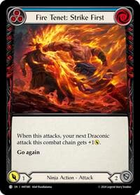 Fire Tenet: Strike First (Blue)
