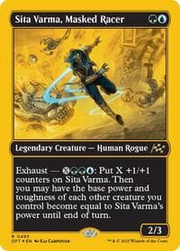 Sita Varma, Masked Racer (First-Place Foil)