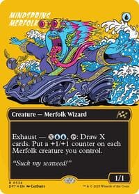 Mindspring Merfolk (Borderless) (First-Place Foil)