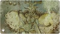Aetherdrift Playmat for Magic: The Gathering - Borderless Racer 5: Aatchik, Emerald Radian