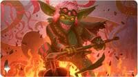 Aetherdrift Playmat for Magic: The Gathering - Borderless Racer 7: Redshift Rocketeer Chief