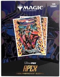 Aetherdrift - Variant Art PW: Chandra, Spark Hunter APEX Deck Protector Sleeves for Magic: The Gathering (105-pack)