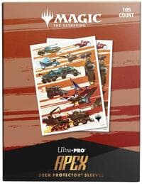 Aetherdrift - Set Symbol: Finish Line Bundle Key Art APEX Deck Protector Sleeves for Magic: The Gathering (105-pack)