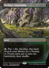 Verdant Catacombs (Borderless) (Dragonscale Foil)