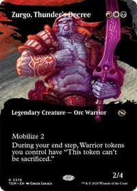 Zurgo, Thunder's Decree (Borderless)