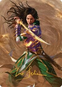 Descendant of Storms Art Card (2/54) (Gold-Stamped Signature)