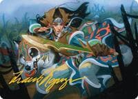 Eshki Dragonclaw Art Card (23/54) (Gold-Stamped Signature)