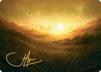 Plains Art Card (31/54) (Gold-Stamped Signature)