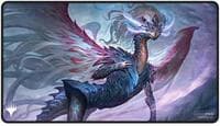 Tarkir: Dragonstorm Black Stitched Playmat for Magic: The Gathering - Jeskai