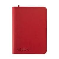 Vault X Zip Binder Exo-Tec - Red 9 Pocket