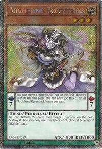 Archfiend Eccentrick (Platinum Secret Rare)