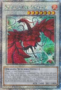 Black Rose Dragon (Alternate Art) (Quarter Century Secret Rare)