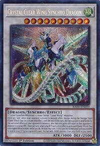 Crystal Clear Wing Synchro Dragon (Secret Rare)