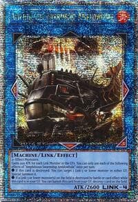 Amphibious Swarmship Amblowhale (Quarter Century Secret Rare)