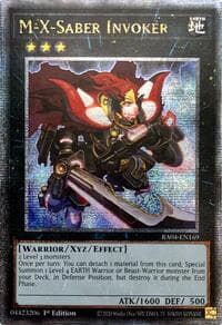 M-X-Saber Invoker (Quarter Century Secret Rare)