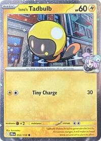 Iono's Tadbulb - 052/159 (Cosmos Holo)