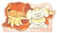 Pokemon TCG: Pokemon Center Exclusive - Fidough & Dachsbun Die-Cut Playmat