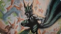 Milivoj Ceran Ultra Pro Exclusive Playmat for Magic: The Gathering - Chatterfang, Squirrel General