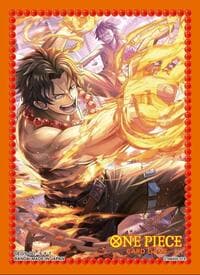 One Piece Card Game Official Sleeves: Assortment 10 - Portgas.D.Ace (70-Pack)