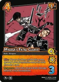 Mikasa's Fatal Cleave