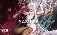 Bushiroad Supplies Rubber Playmat Vol. 10: GODDESS OF VICTORY: NIKKE Design A: Bunny X 777 - Noir & Blanc