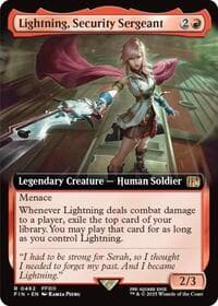 Lightning, Security Sergeant (Extended Art)