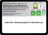 Code Card - Slashing Legends Tin [Koraidon ex]