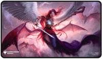 Commander Series (2025 Wedge) Black Stitched Playmat for Magic: The Gathering - Kaalia (Fan Vote)