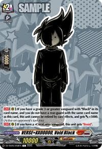 VERSE=XX00000, Void Black