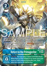 Return to the Primogenitor (Regionals 25-26 Season 2 Finalist)