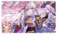 2025 Wandering Emperor Cherry Blossom Viewing Playmat for Magic: The Gathering