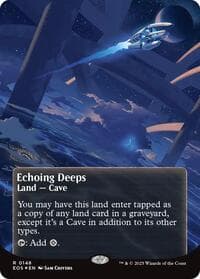 Echoing Deeps (0148) (Borderless) (Galaxy Foil)