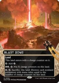 Blast Zone (0092) (Borderless) (Galaxy Foil)