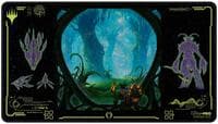 Edge of Eternities Holofoil Playmat - Green Mythic for Magic: The Gathering