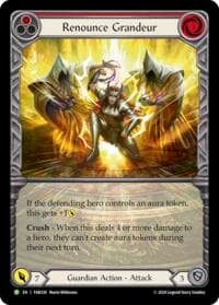 Renounce Grandeur