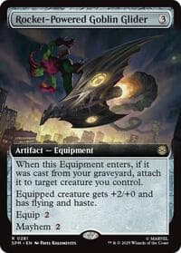 Rocket-Powered Goblin Glider (Extended Art)